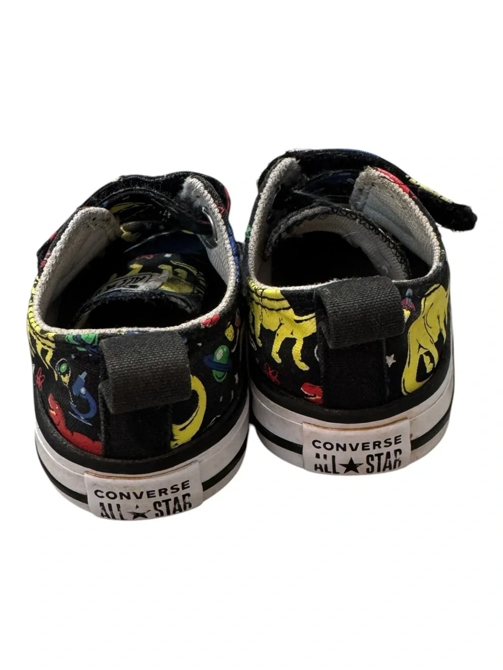 Converse Chuck Taylor All Star Low Top Dinosaur Sneakers Baby Toddler Size 4
